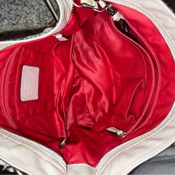 Coach purse tan and white - Picture 3 of 3